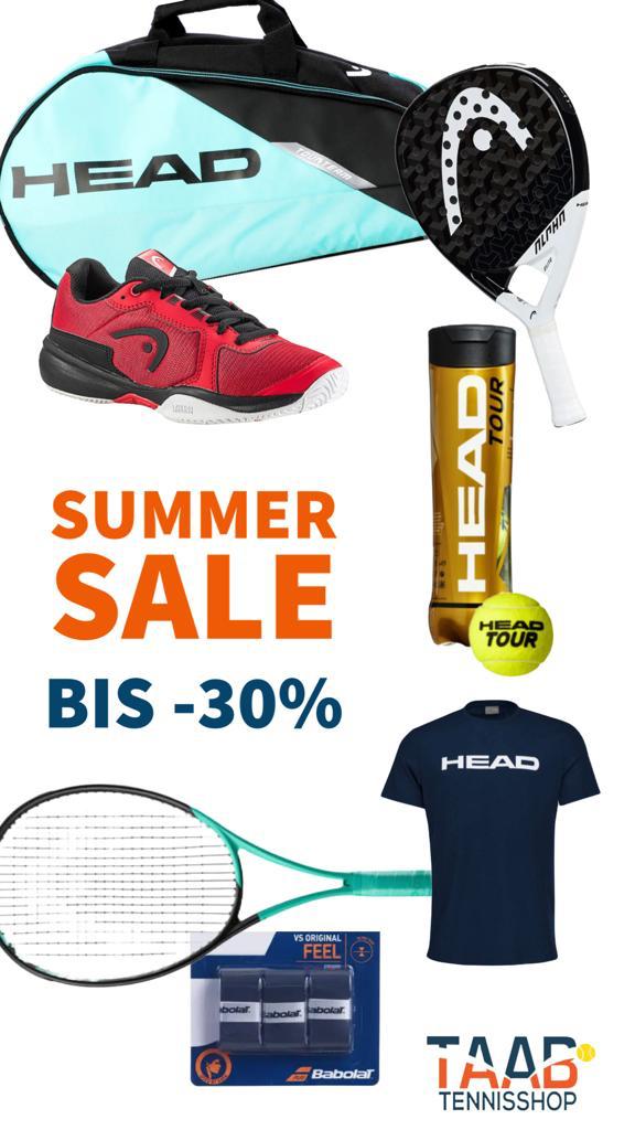 Tennis Summer-Sale im TAAB-Tennisshop